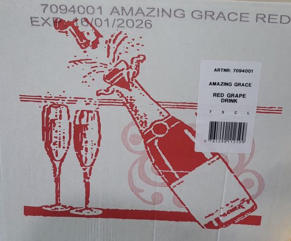 Amazing Grace Red Grape Drink (12 bottle) 750ml