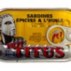 Titus Sardines in Spiced Vegetable Oil 125g