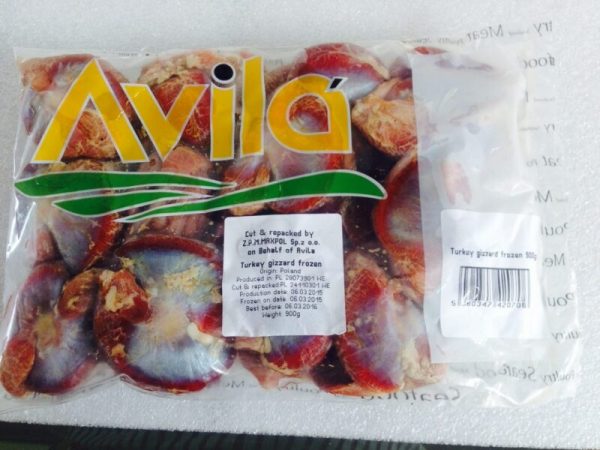 Turkey Gizzard 900g Bag