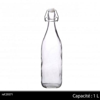 1000ml Vintage Preserving Glass Bottle with Clip Top Lid
