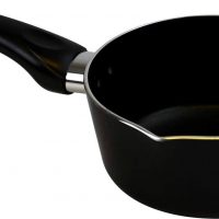 16cm Non Stick Milk Pan with Pouring Lip Induction Base 1.2lt