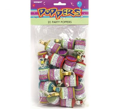 20 Pack Party Poppers