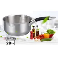 (20cm) Induction Milk Pan Stainless Steel 2 Double