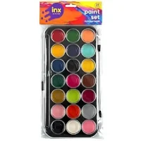 21 Colour Paint Set with Brush