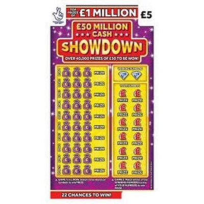 50M Cash Showdown Scratchcard