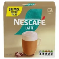 6 x 12 Nescafe Latte Instant Coffee (72 Sachets 72 Servings) Free Deliver