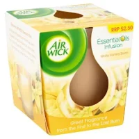 Airwick Candle 105g White Vanilla Bean