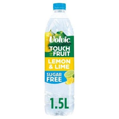 Volvic Touch of Fruit Sugar Free Lemon & Lime Flavoured Water 1.5L