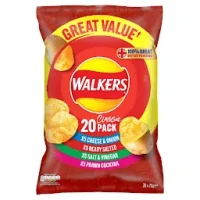 Walkers Classic Variety Multipack Crisps (20 Pack)