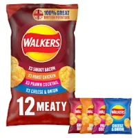 Walkers Meaty Variety Multipack Crisps