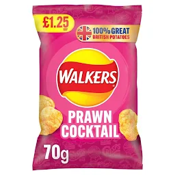 Walkers – Prawn Cocktail Crisps – 70g