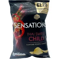 Walkers Sensations Thai Sweet Chilli Crisps 65g