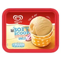 Walls Soft Scoop Ice Cream Dessert, Vanilla 1.8L
