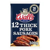 Walls Thick Sausage 500g