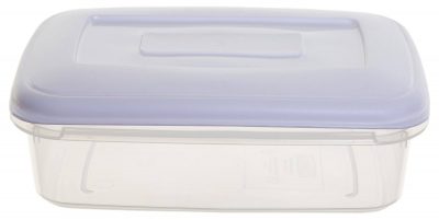 Whitefurze Rectangular Food Storage Box 0.8L